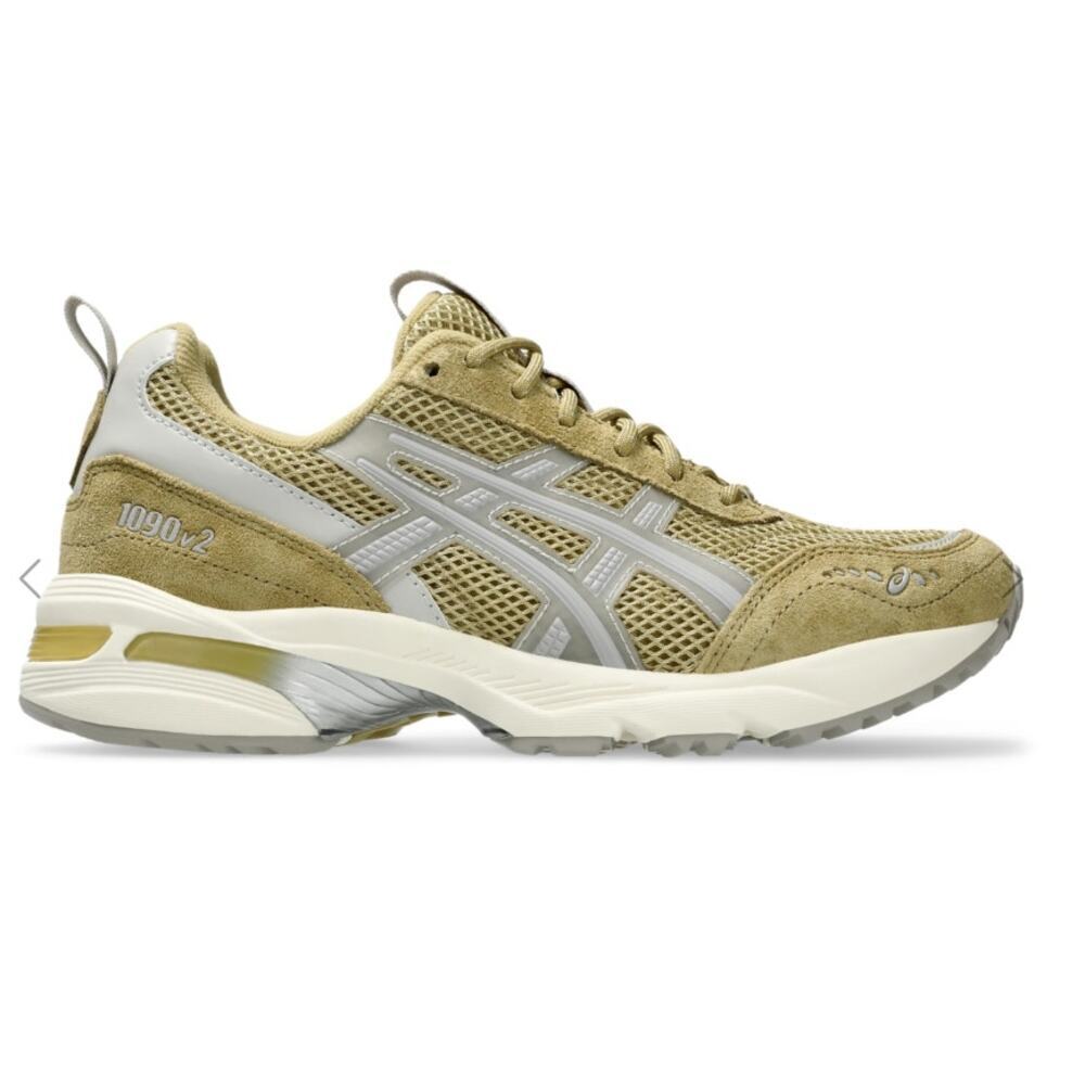 Asics Olive Green and Gray Gel-1090 Sneaker